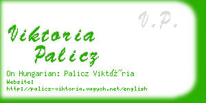 viktoria palicz business card